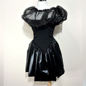 Nicklas Skovgaard Women’s “Abigael” Black Ruffle Mini Dress - NWT